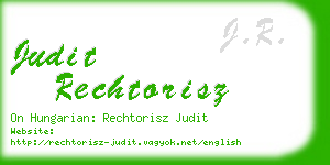 judit rechtorisz business card